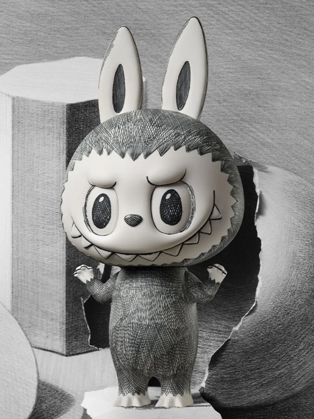 The Monster Labubu Sketch 400% - AUTHENTIC - SEALED